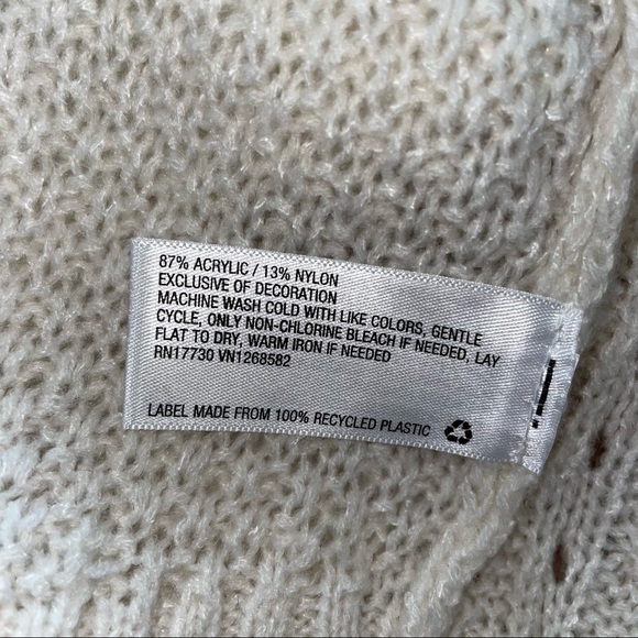 Wild fable crop sweater balloon sleeve size M - Picture 6 of 9